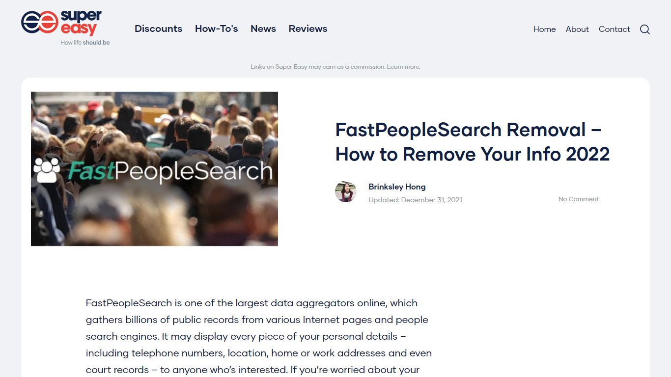 FastPeopleSearch Removal – How to Remove Your Info 2022